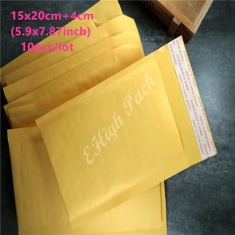 Конверт пузырьковый желтый 15*20 см (5 9*7 87 дюйма) 10 шт.|bag bag|bags gift bagbag envelope |