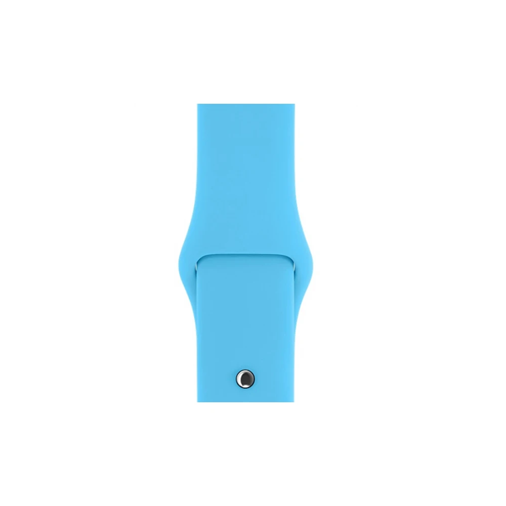 Blue Ремешок для Apple Watch 38 мм 42 мм iWatch 4 ремешок 40 мм 44 мм спортивный силиконовый ремень браслет Apple ремешок для часов серии 5 4 3 2 аксессуары - Цвет ремешка: Blue