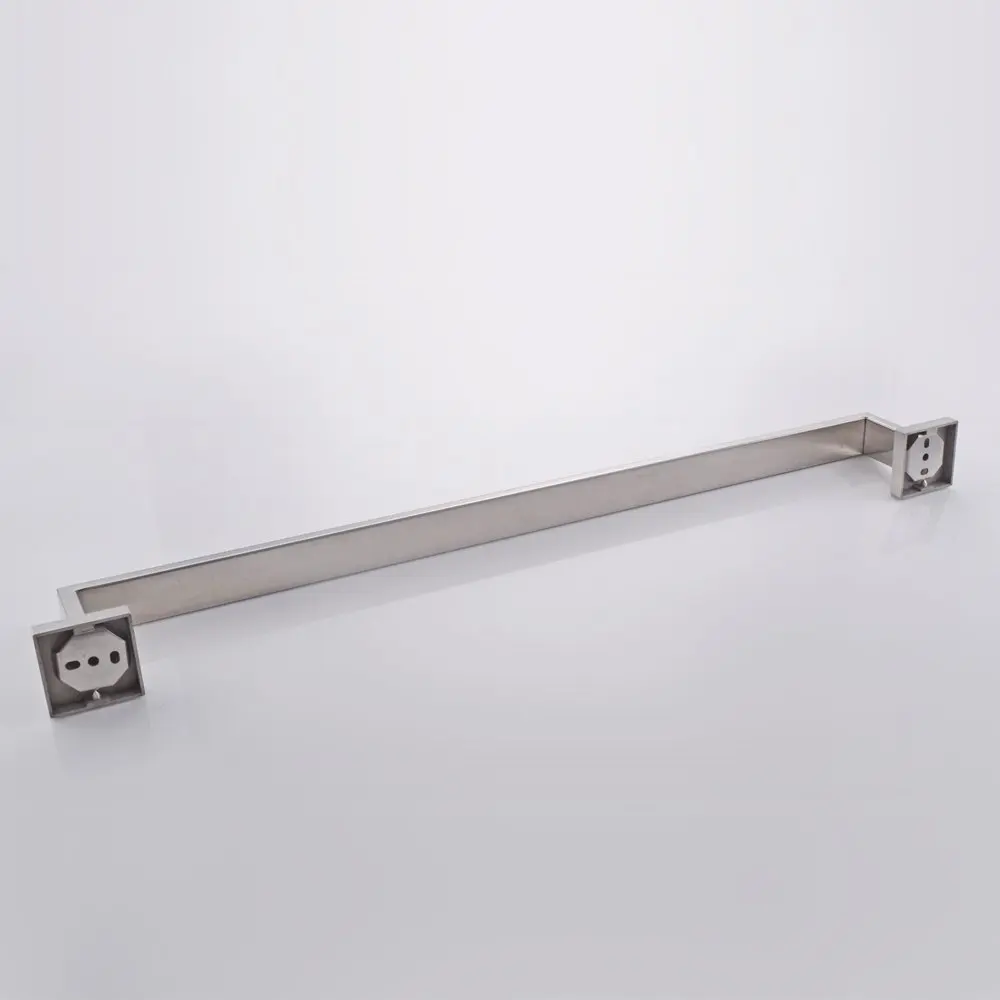 Single Towel Bar Аксессуары для ванной комнаты, набор из матовой стали, крючок для халата, вешалка для полотенец, полка, держатель для бумажной ткани, держатель для зубной щетки, аксессуары для ванной комнаты - Цвет: Single Towel Bar