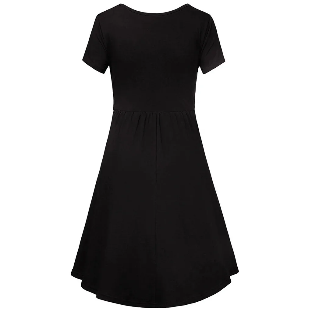 Платье для кормящих женщин летнее свободное однотонное платье грудного