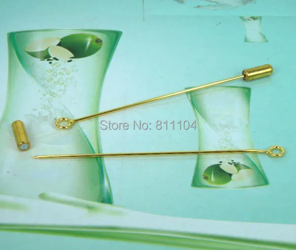 Пустые закрытые петли для глаз с концевым наконечником колпачок стопор броши