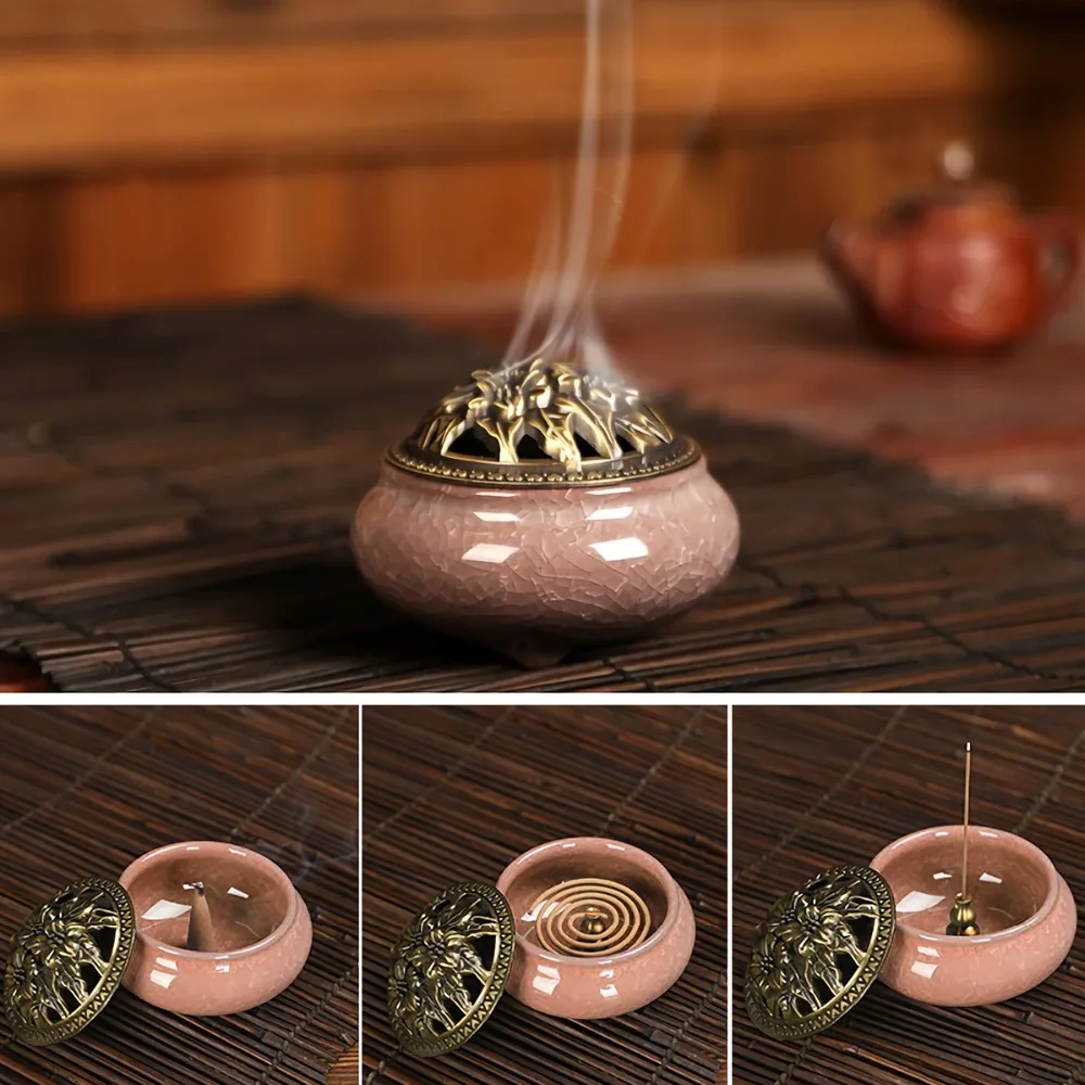 Сплав Медный для благовоний держатель может быть фиксированным ладан палочки и