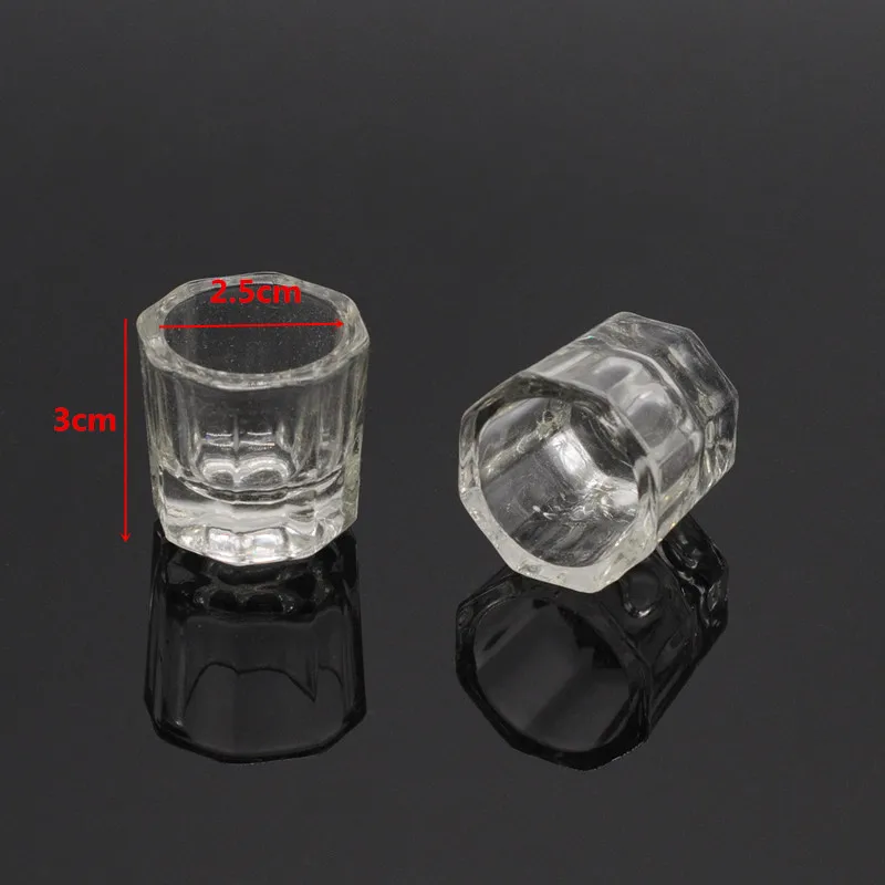 Стоматологические Восьмиугольные стеклянные чашки для перемешивания миски