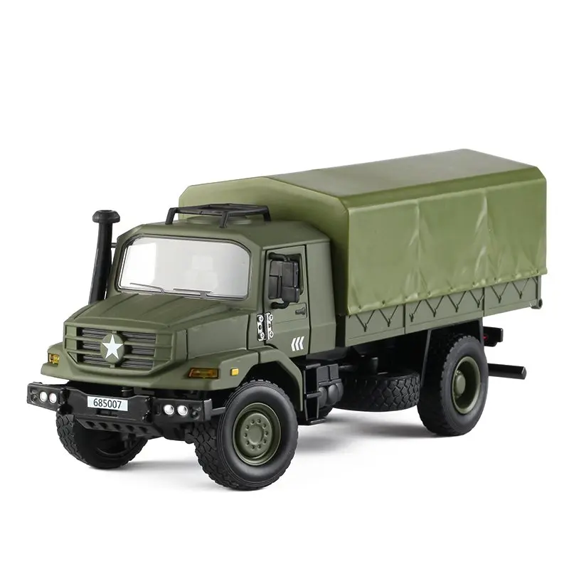 Хит продаж 1:36 военная модель из сплава для транспортировки грузовиков