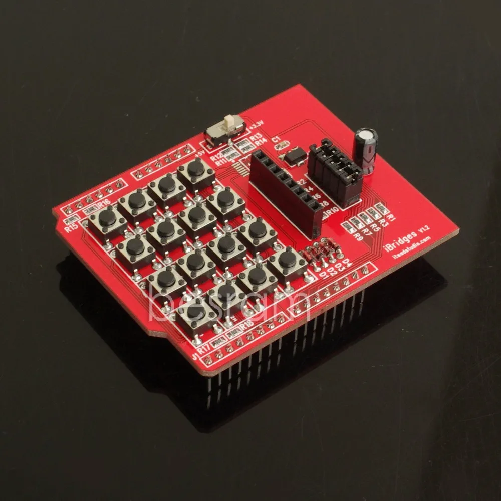 4*4 клавиатура щит для Nokia 5100 ЖК-дисплей Дисплей Совет Arduino совместимый |