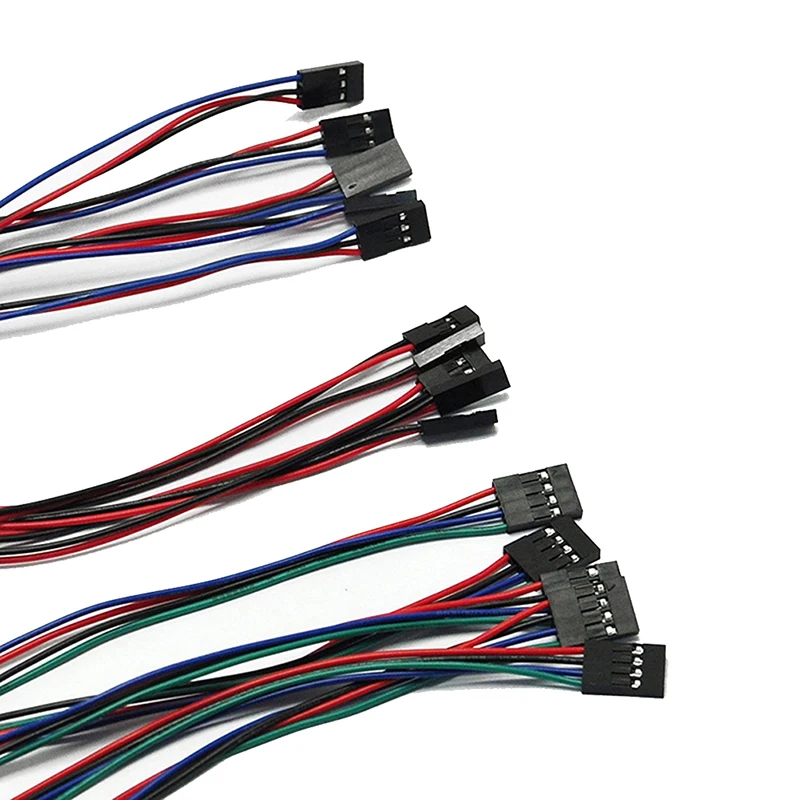 10 шт./лот 70 см 4 контактный кабель гнездо перемычка для 3D принтера Arduino Reprap AL|Детали