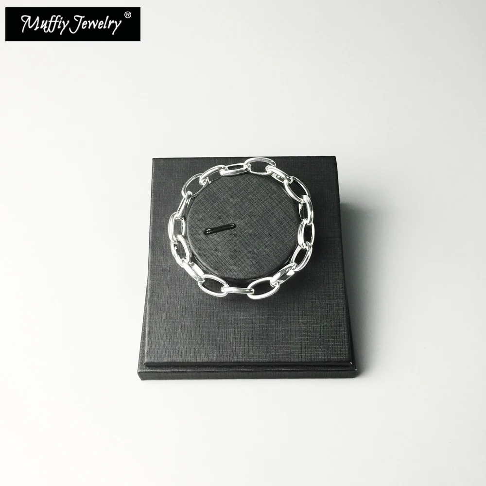 Базовый Серебряный браслет цепочка хорошие ювелирные изделия в европейском