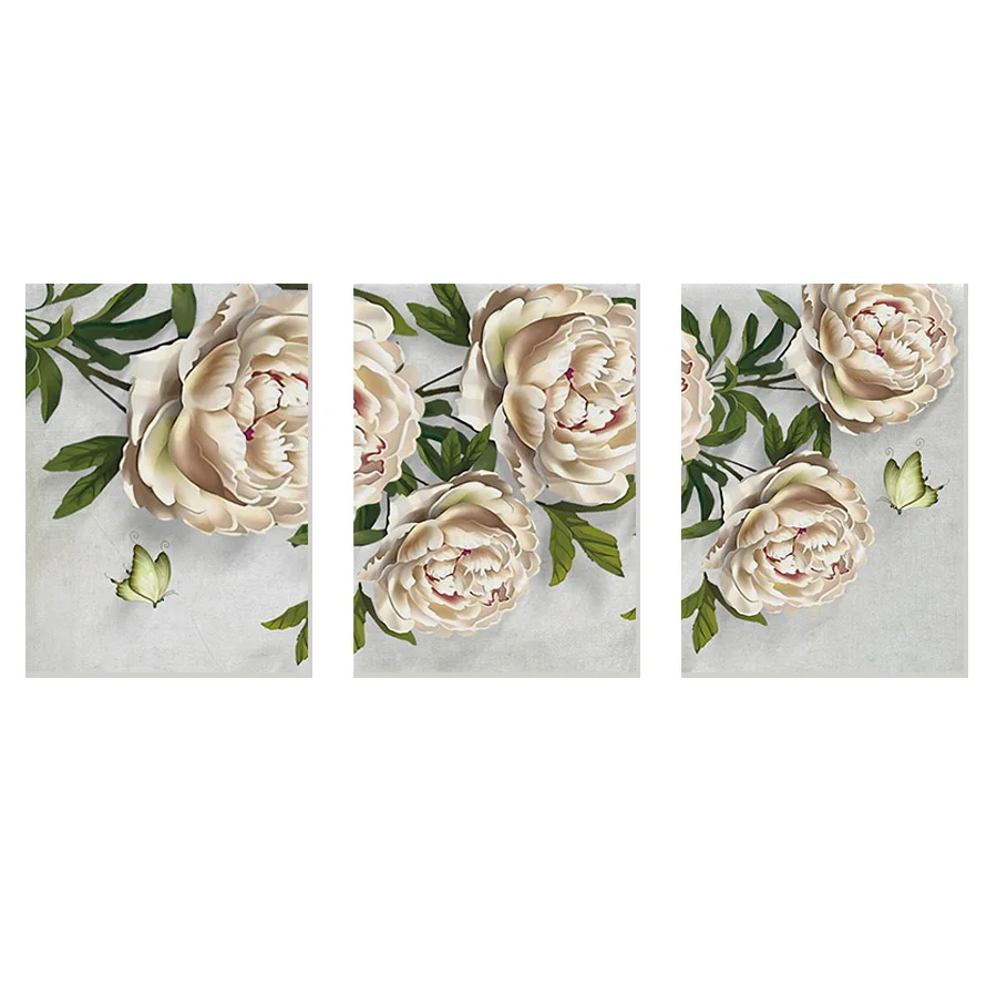 Details Of White Flowers HD Print Canvas Paintings Wall Artwork Prints Picture Home Decor for Living Room | Дом и сад