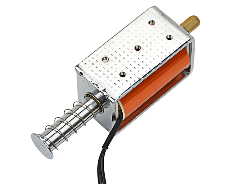 YIMAKER DC12V тип удара Электромагнит Push-Pull длинный ход 35 мм Электрический магнит
