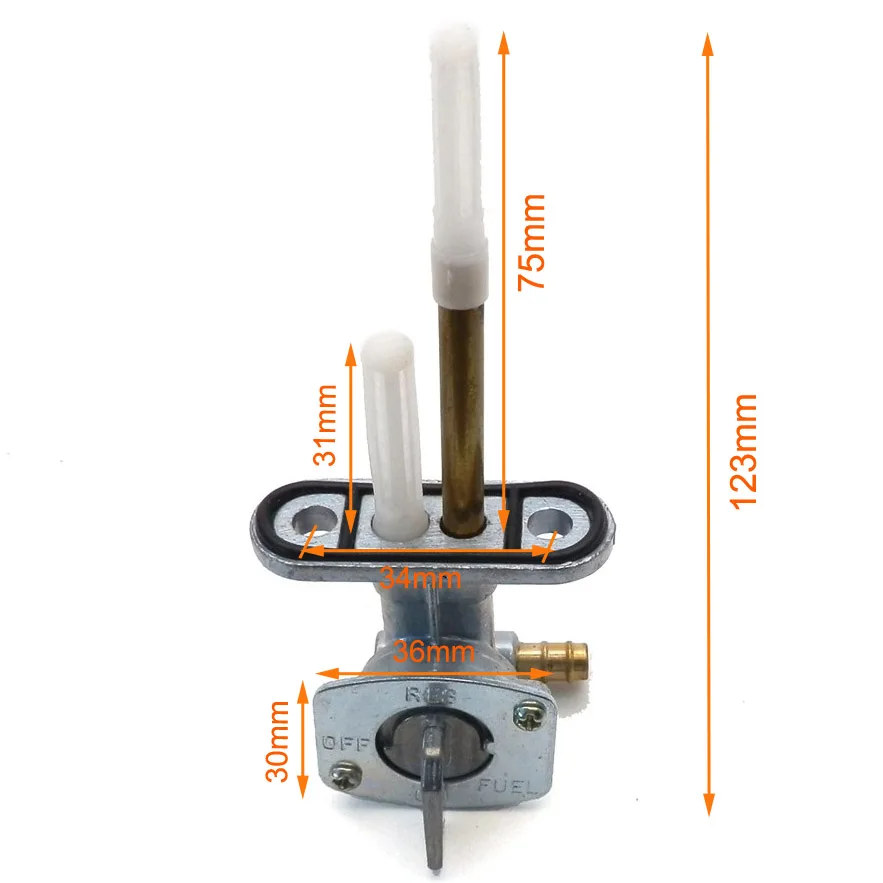 

Motorcycle Petrol Fuel Gas tap Valve Petcock Switch Pump Assembly for Yamaha XT225 XT350 XT600 YZ80 YZ250