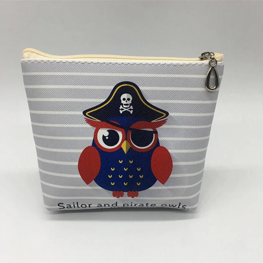 Женские кошельки M229 милая мультяшная сова серия доктор капитан узор сумка для