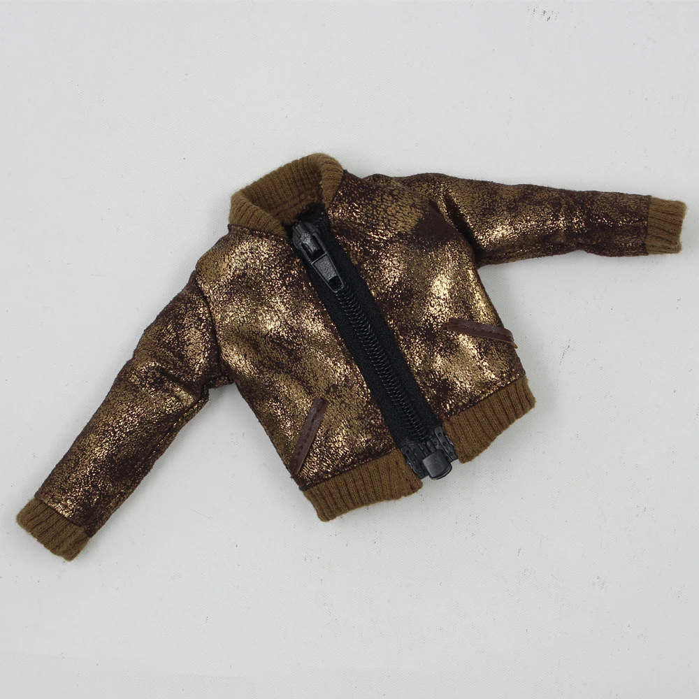 Одежда для куклы Blyth блестящее Коричневое Пальто костюм шарнирных кукол dbs 1/6|blythe