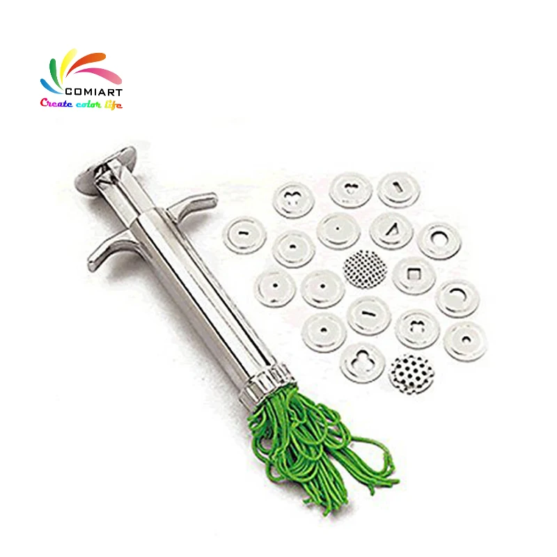 

COMIART Pottery Clay Extruders Polymer Clay Extruder Craft Gun Sculpting Tools Cake Extruder Fondant Tool