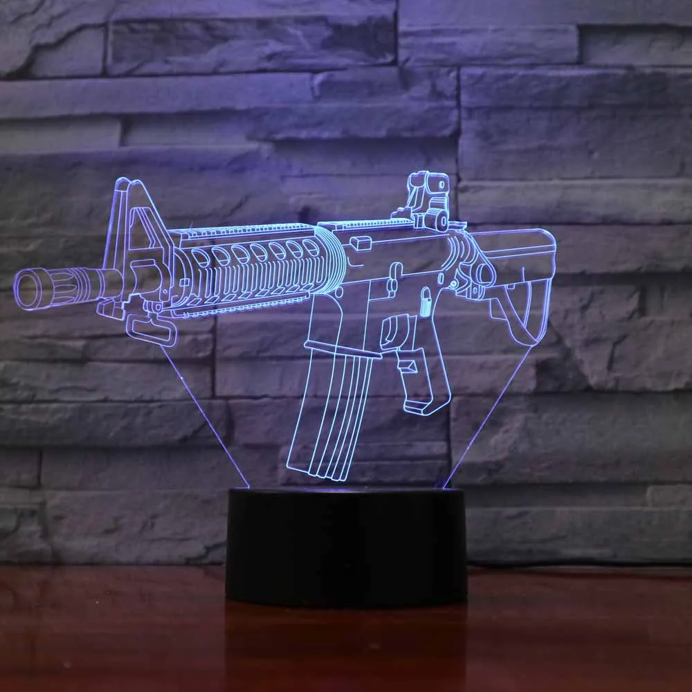 Фантастическая 3D визуальная настольная лампа Художественная Скульптура