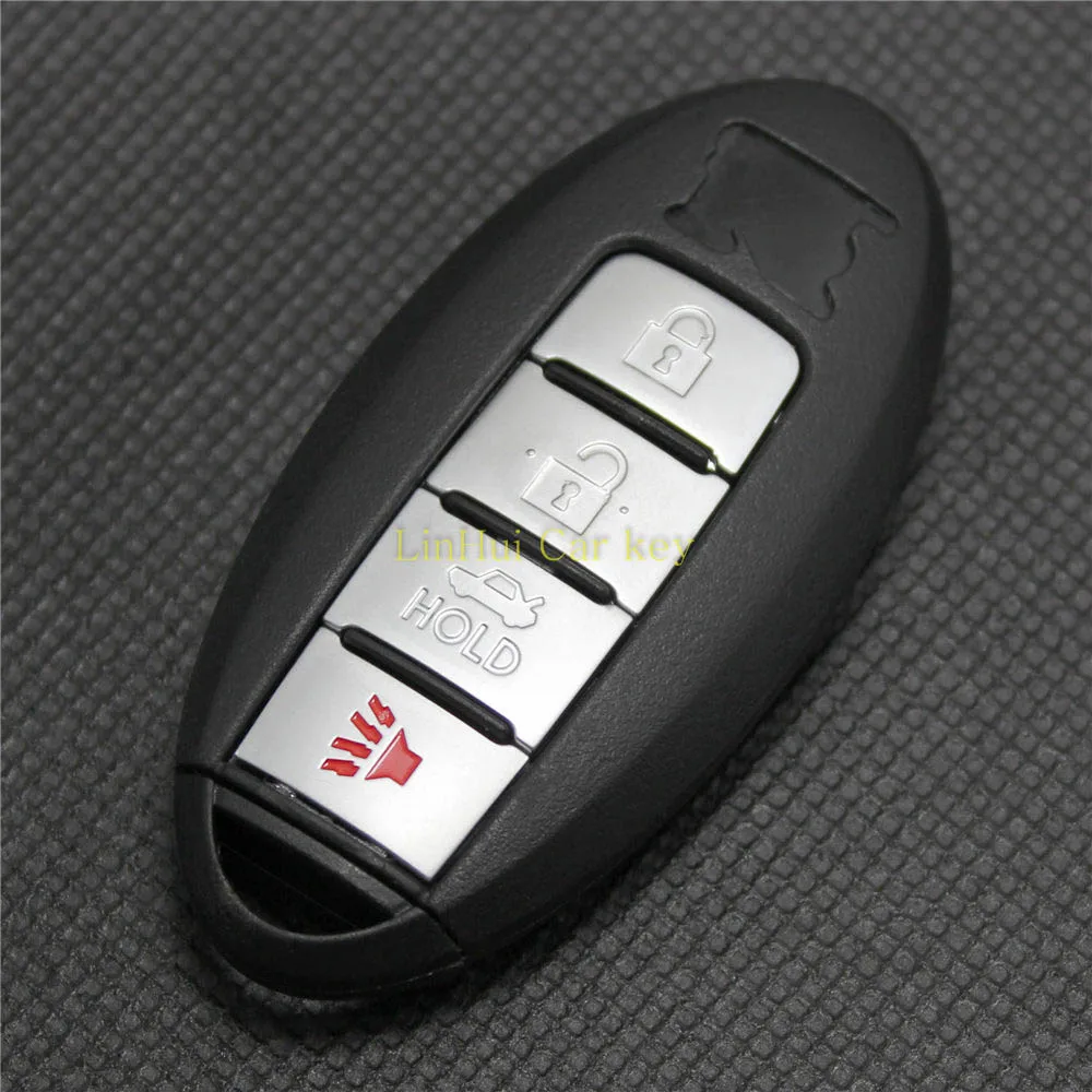 PINECONE для NISSAN TEANA GTR SYLPHY TIIDA QASHQAI MORANO дистанционный ключ 4 кнопки Тип B корпус ключа с