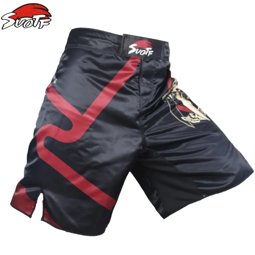 SUOTF/новые свободные боксерские шорты MMA с принтом тигров, Муай Тай, быстросохнущие спортивные тренировочные штаны для кикбоксинга