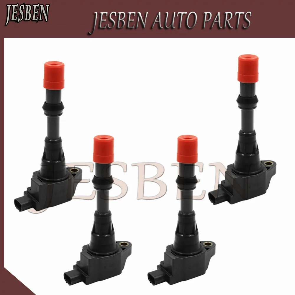 4 шт./лот спереди катушки зажигания 30520 PWA 003 Подходит для Honda City Civic 7 8 VII VIII JAZZ fit 2 3 III