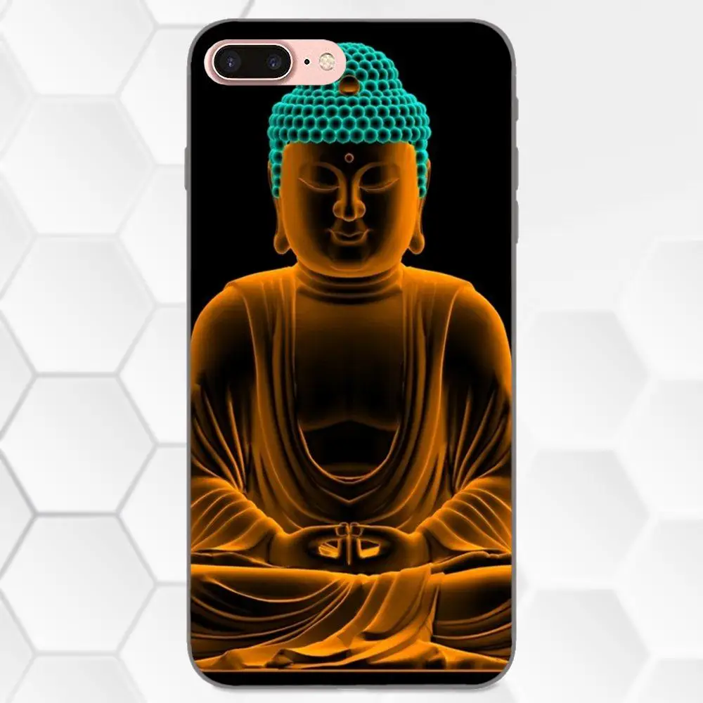 Ретро Галактический Будда Гаутама для Apple iPhone 4 4S 5 5S SE 6 6S 7 8 Plus X XS Max XR мягкий чехол