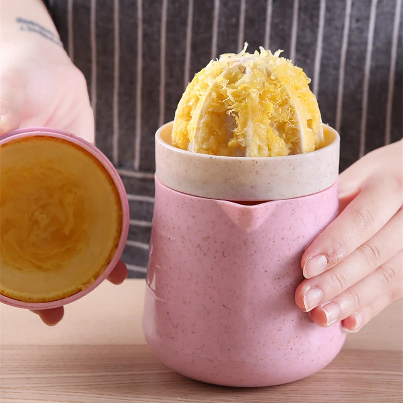 Новая портативная ручная соковыжималка чашка бутылка из натуральной пшеничной