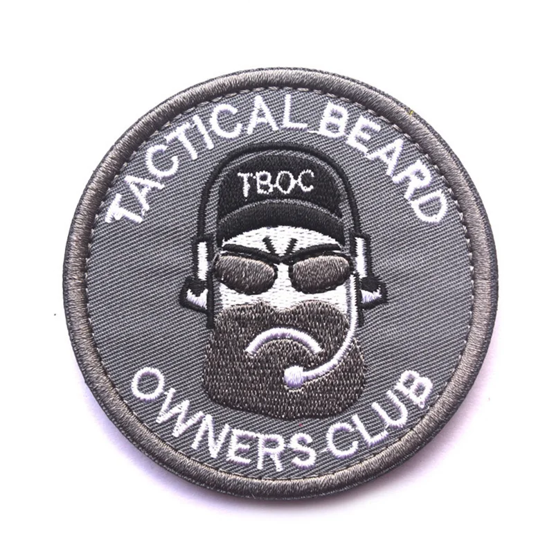 Тактические Патчи для болельщика шеврон Tactic Beard забавный и великолепный военный