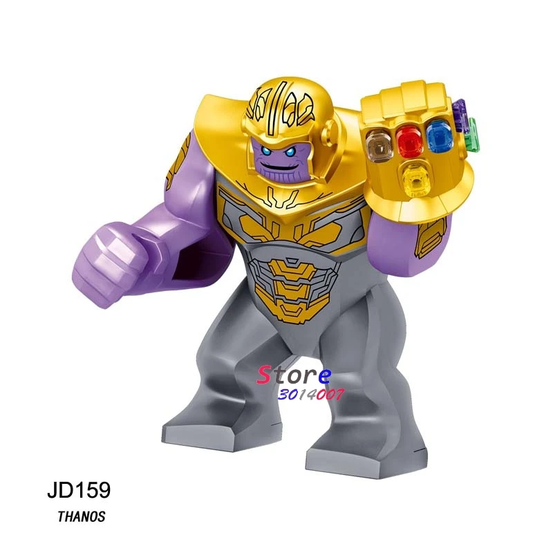 JD159 Один Мстители Marvel эндшпиль танос Росомаха Халк Бастер Веном Росомаха носорог дерево человек фигурка Тора строительные блоки детские игрушки - Цвет: JD159