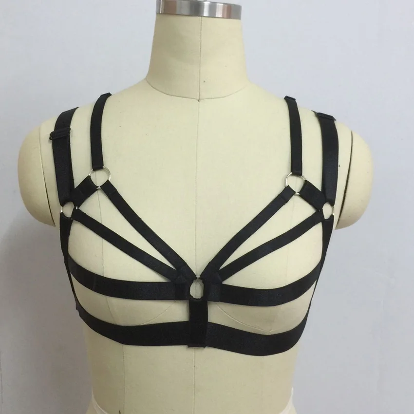 Новинка черная Готическая портупея для тела сексуальная ручная работа танца на