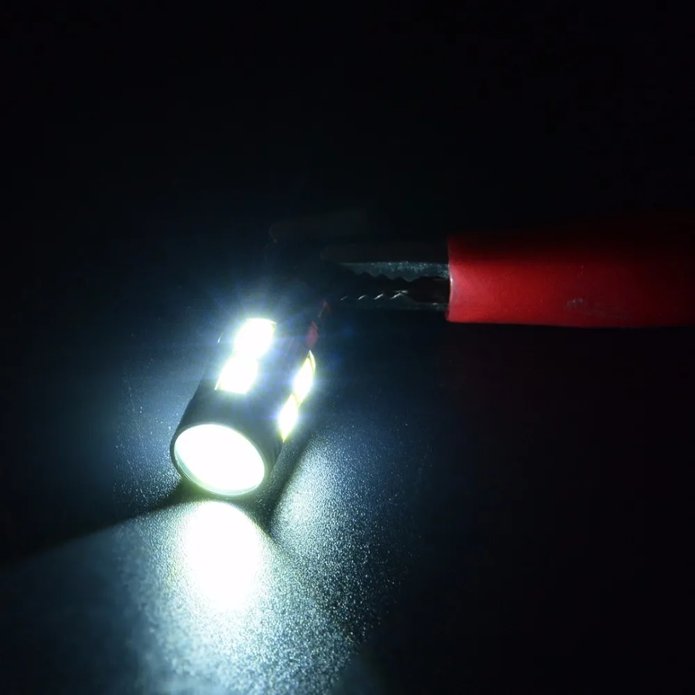2 шт. T10 10SMD W5W 5630 10LED 220LM 6500 к Canbus без ошибок автомобиля клиновидные боковые Ширина