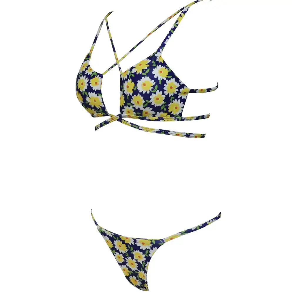 Женский купальник-бикини Maillot бандаж из двух частей бразильский женский