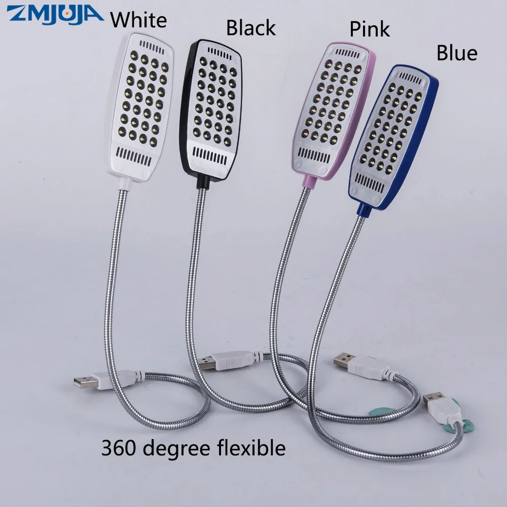 Гибкий USB LED лампа для чтения 360 градусов вращающийся светодиодный настольная лампа супер яркий светодиодный лампа для чтения, Отдых на природе света для портативных ПК USB