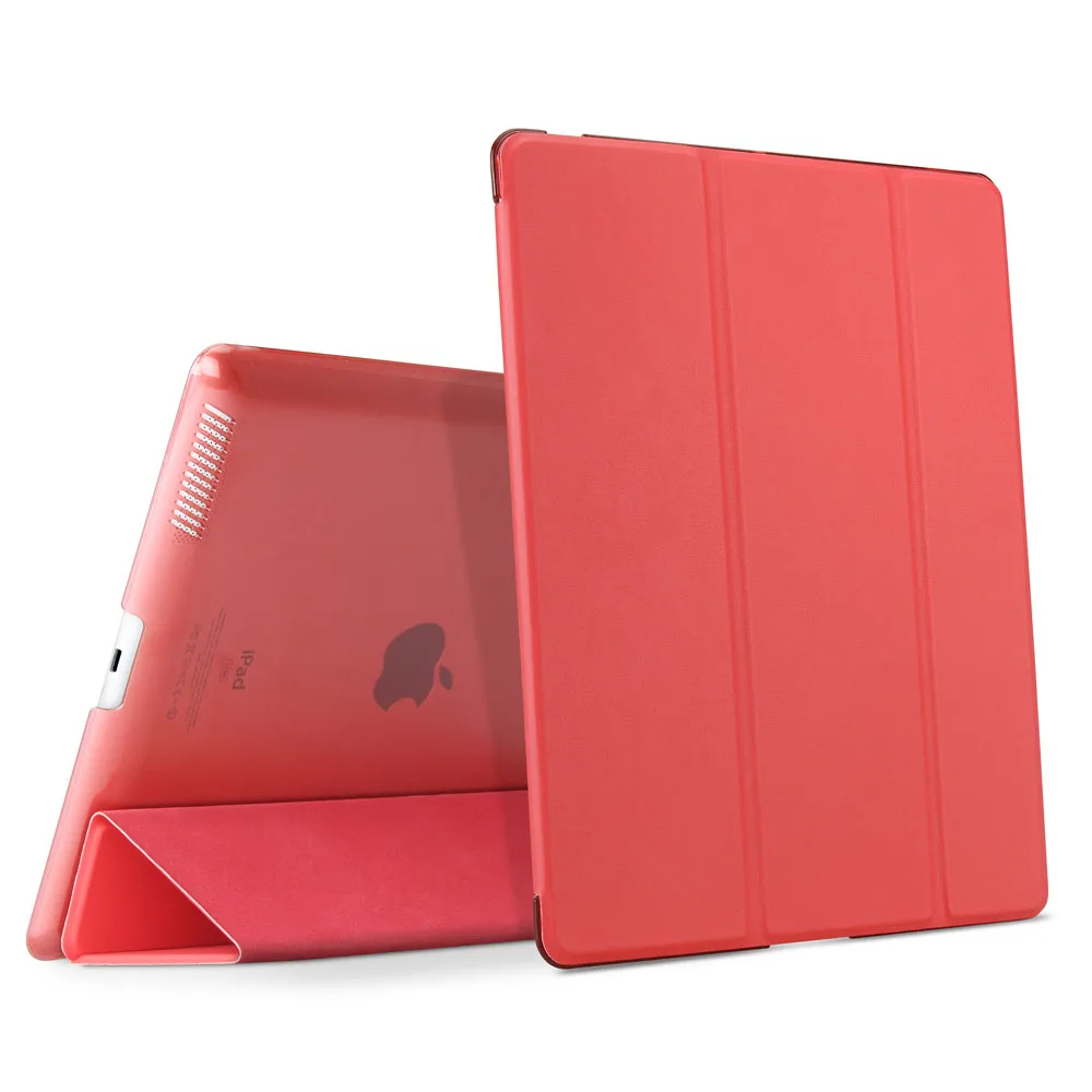 Умный чехол YWVAK YiPPee для iPad 2 3 4 цветной ПУ магнитный режим пробуждения сна apple iPad2