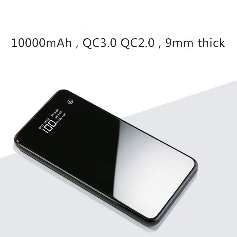 

Внешний аккумулятор для iPhone x xs max Samsung s9 QC3.0, 10000 мАч
