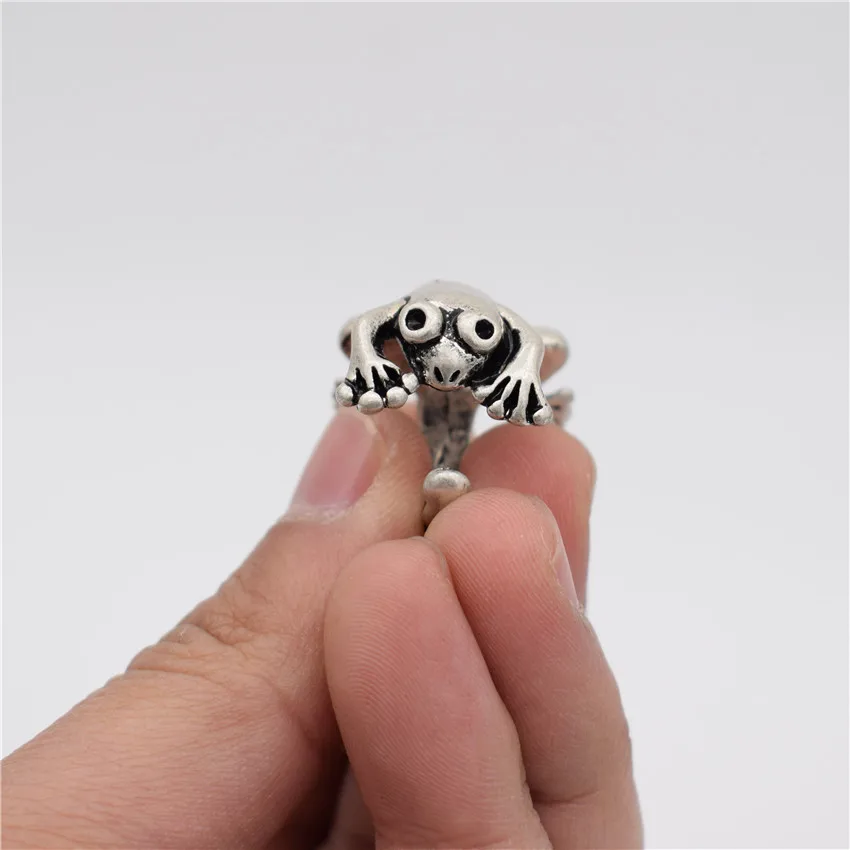 Лидер продаж 2017 модное винтажное регулируемое кольцо с животным LPHZQH симпатичной