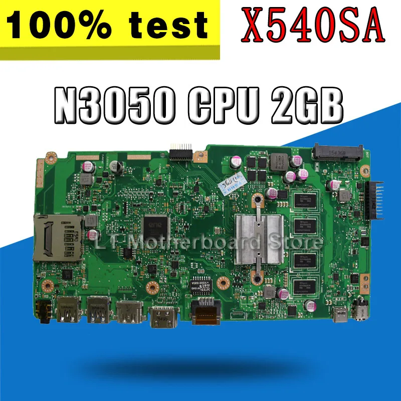 X540SA материнская плата N3050 CPU 2 Гб для For Asus X540S X540 F540S ноутбука тест материнской