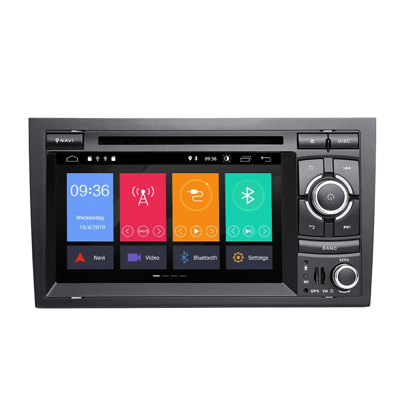 Quad Core 2 Din Android 9.0 AutoRadio Car Multimedia Player For Audi A4 B6 B7 Seat Exeo S4 RS4 Navigation GPS DVD2+32GB | Автомобили и