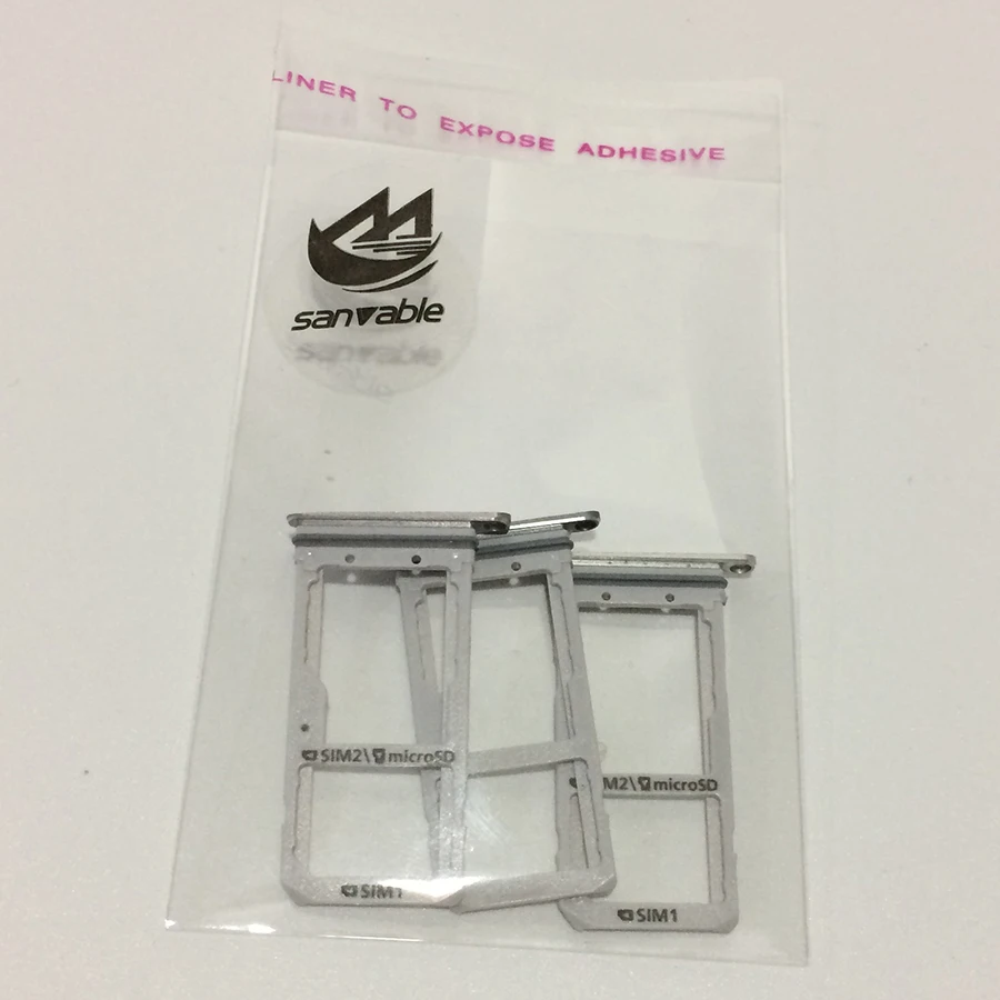 10 шт./лот оригинальный двойной лоток для sim карты + держатель карт Micro SD слот Samsung