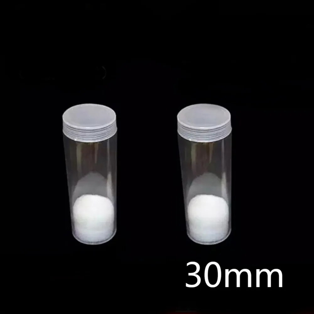 Прозрачные круглые Чехлы для хранения монет 1x30 мм|round case|coin storagestorage plastic |