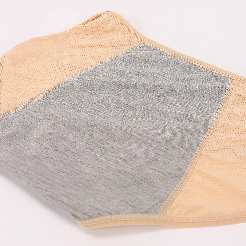 Менструальный период высокая талия нижнее белье женские хлопковые трусики