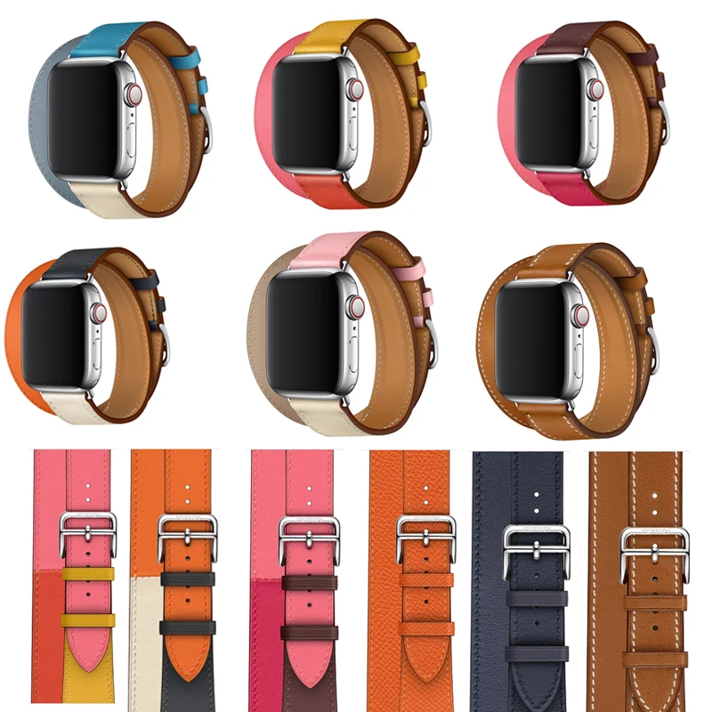 Ремешок для часов из натуральной кожи Apple Watch series 5/4/3/2/1 40 44 мм 38 мм|Ремешки часов| |