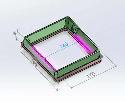Бак из алюминиевого сплава для SLA 3d принтера Form1 форм 1 и 3D moai SLA|Детали аксессуары