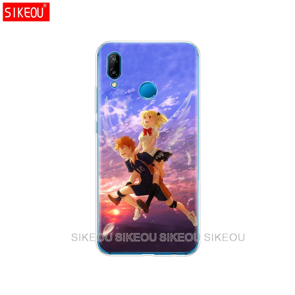 Силиконовый чехол для телефона Huawei P20 P7 P8 P9 P10 Lite Plus Pro 2017 p smart Haikyuu Hinata атаки Аниме