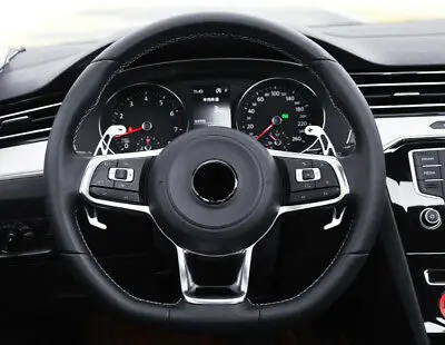 Серебро DSG Paddle Shift Shifters Racing Замена для VW Golf Mk7 GTI R 14 18|Хромирование| |