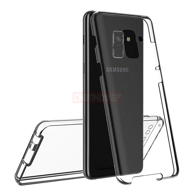 Двойной защитный чехол для Samsung Galaxy J4 J6 J8 A6 A8 2018 J1 J3 J5 J7 2017 A3 A5 2016 S7 Edge S8 S9 Plus Neo мягкий