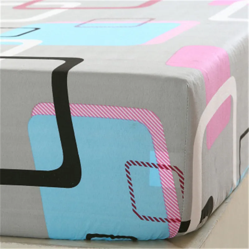 Quilt Cover Bed Set With Pillowcases Microfiber Fabric Fitted Sheet 3Piece Beding Sets New Printing Mattress | Дом и сад