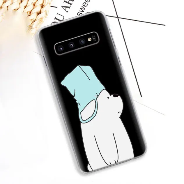 01 Милый мы вся правда о медведях телефонные чехлы для samsung Galaxy S10e S10 плюс S8 S9 плюс S6 S7 край A40 A50 A70 M20 чехол Coque - Цвет: 01
