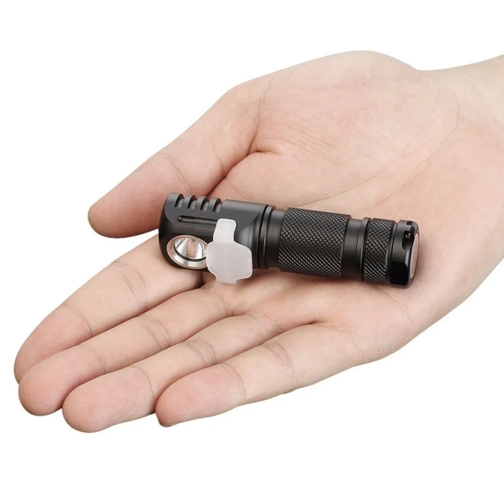Manker E03H AA налобный фонарь 350LM CREE XP L/Nichia 219C светодиодный с головкой магнитом и