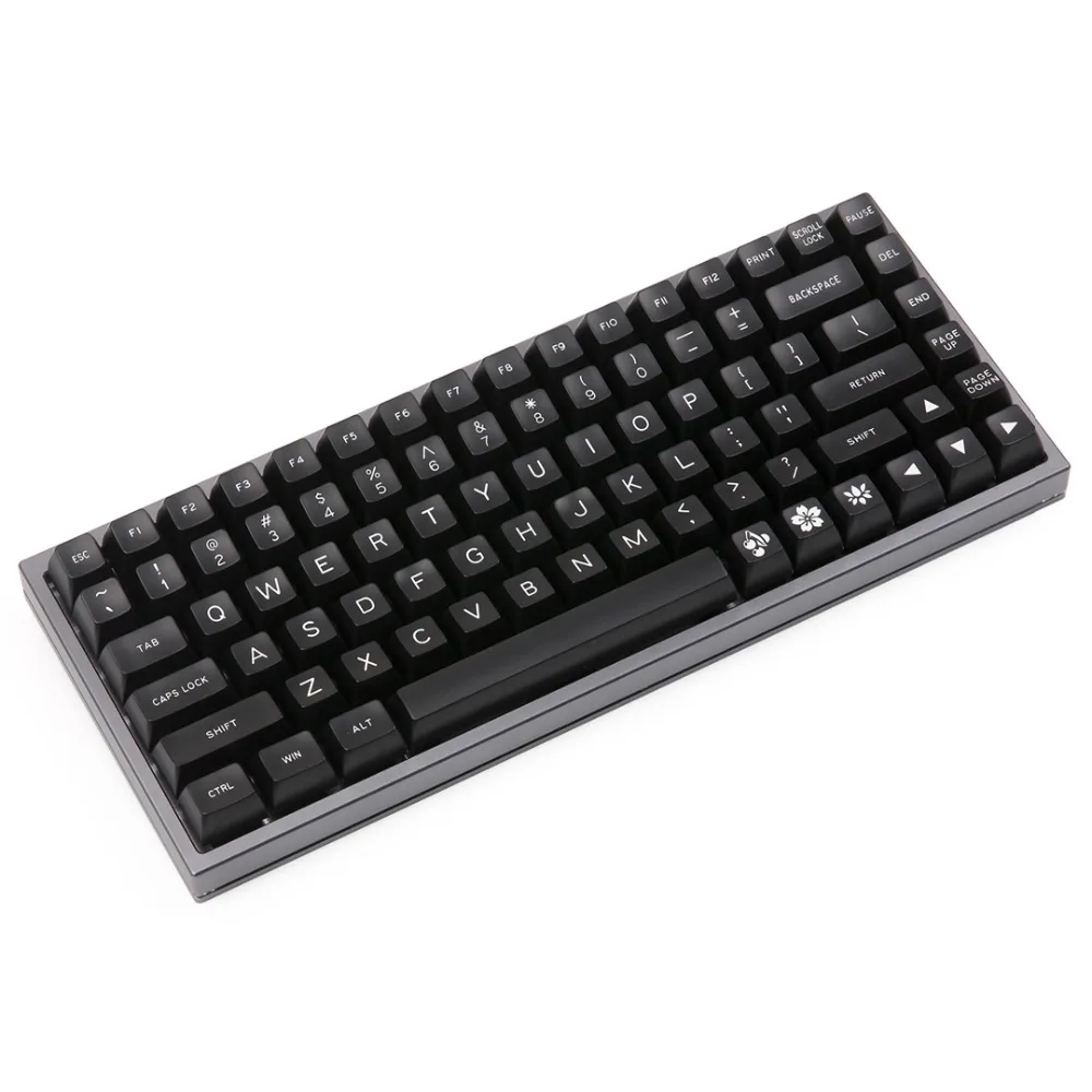 MAXKEY черный SA профиль брелки Doubleshot ABS 127 ключи для cherry mx механическая клавиатура fit