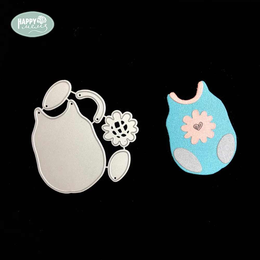

Happymems Cutting Dies Cute Baby Clothes Stencils DIY Scrapbooking/photo album Decorative Embossing DIY Paper Cards Die Cut