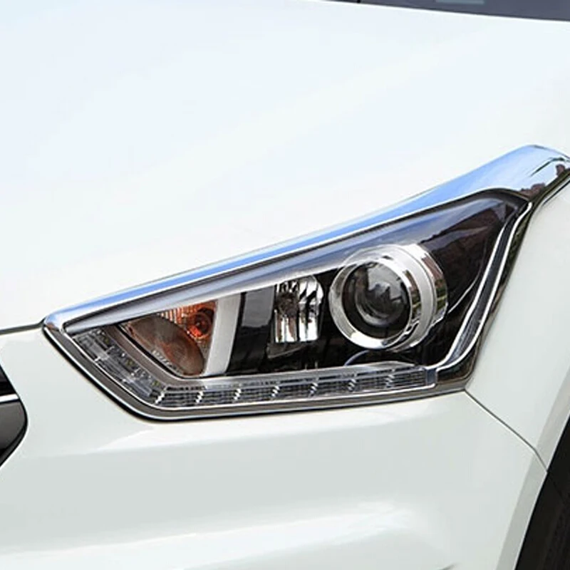 ABS хром для Hyundai Creta 2015 2016 2017 2018 аксессуары автомобиля Стайлинг Автомобильные фары