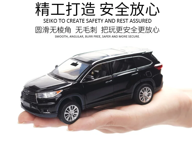 Модель автомобиля Honda Odyssey Lexus Nx200t Lx570 Toyota CRV Highland 1:32 Автомобильные Игрушки из сплава для детей металлические Литые машины детские игрушки