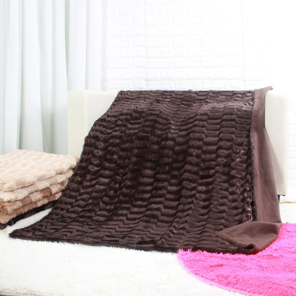 Одеяло из искусственного меха 127x152 см 50x60 дюймов|gift blankets|plush blanketfur blanket |